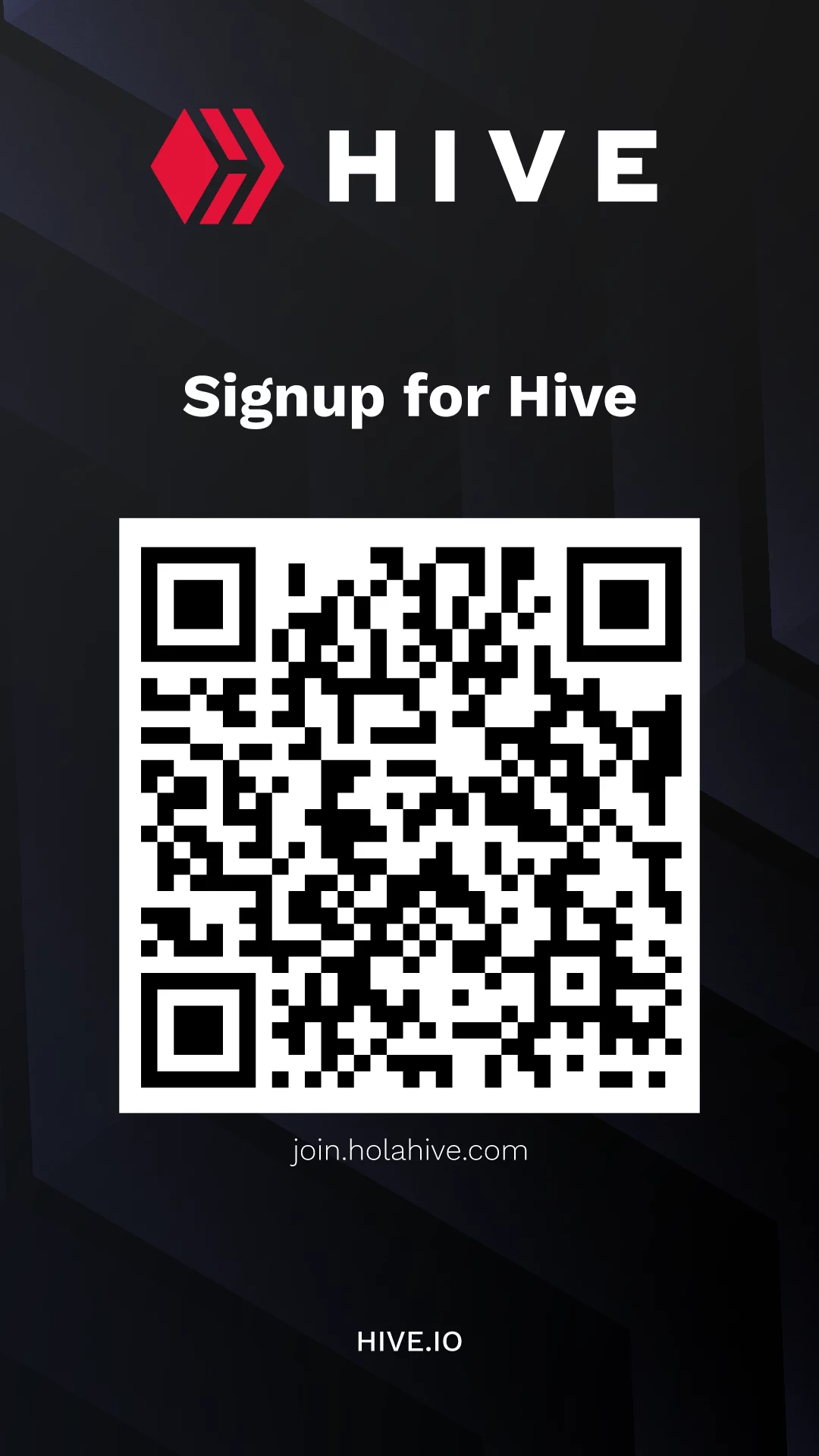 Signup for Hive